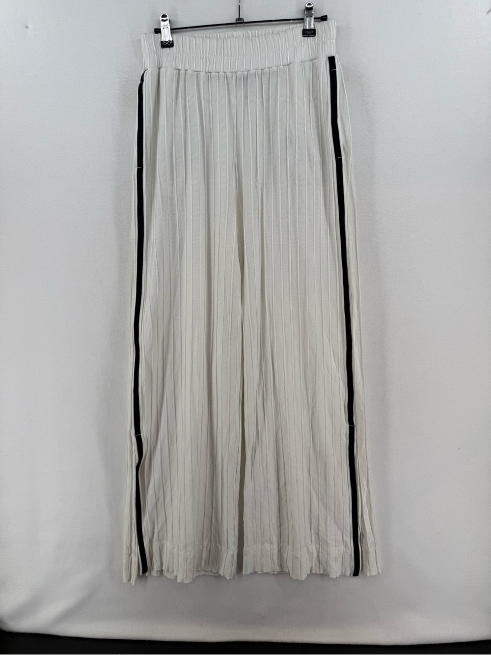 GSTQ FADEAWAY SIDE STRIPE Wide-Leg Pant SIZE M